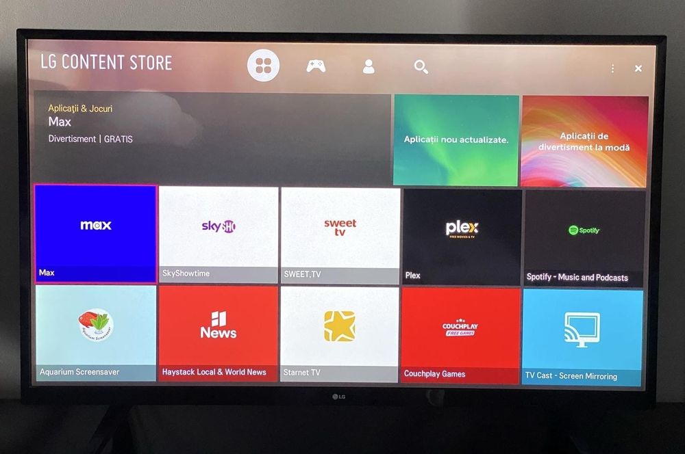 Vând Televizor LED Smart LG, 108 cm, 43UJ620V, 4K Ultra HD, Clasa A