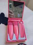 Set pensule de machiaj + oglindă cosmetică