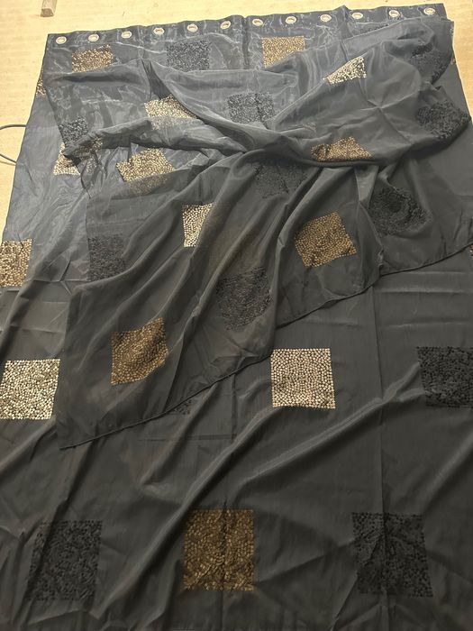 Завеса комбинирана - плътно и прозрачно перде