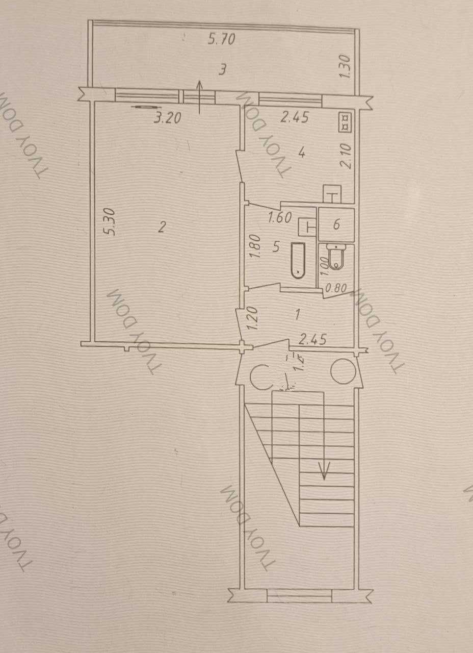 Ташсельмаш Ашхабад парк 1в2/2/4 38м²