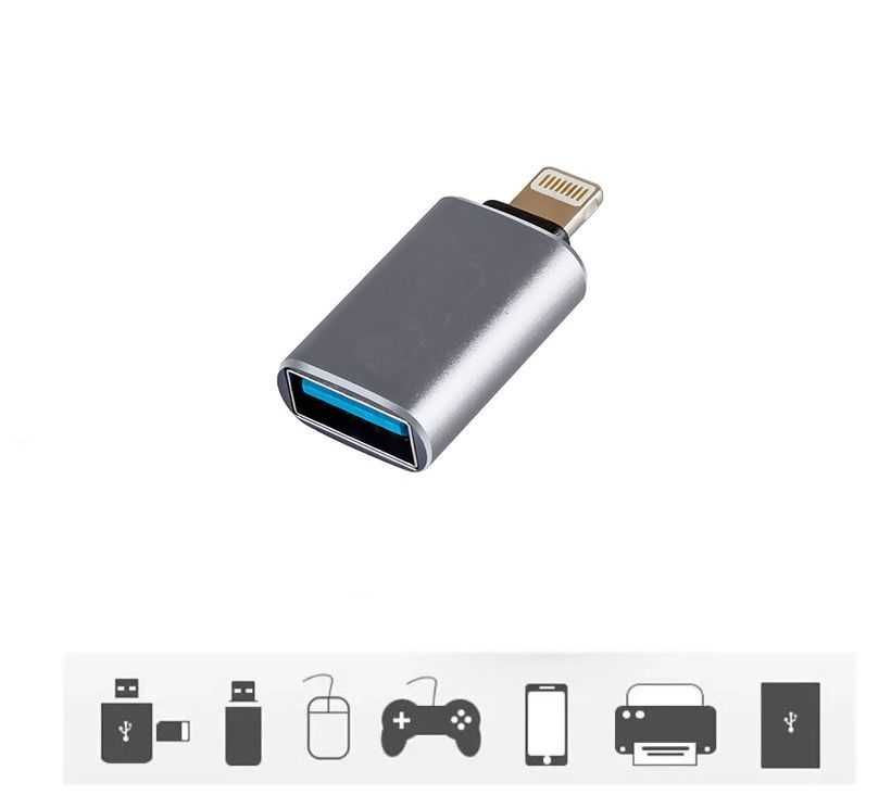 Переходник с Type-C или Lightning на USB 3.0 в магазине Timing.