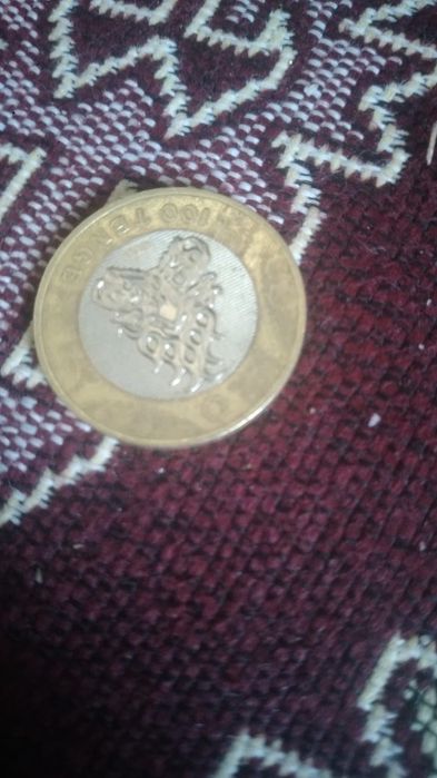 Монета 100 тг коллекционнаЯ