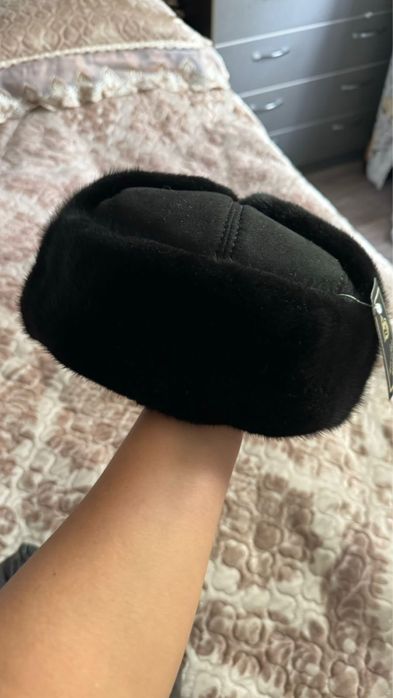 Норковая шапка новая