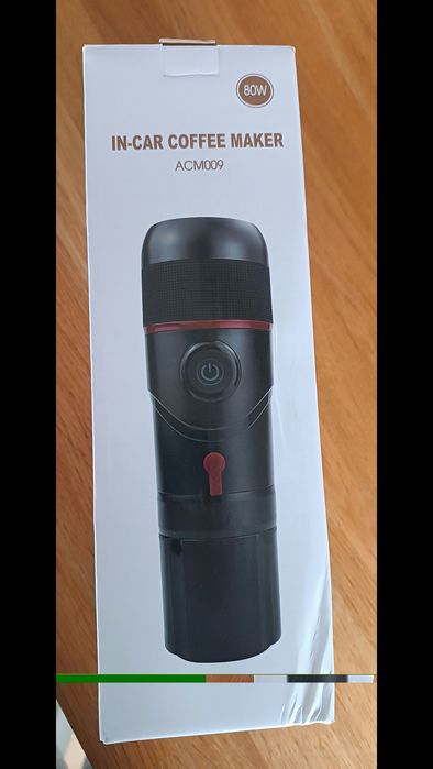 Преносима кафе машина за кола с капсули или мляно кафе