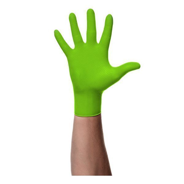 Нитрилни ръкавици premium mercator gogrip pro зелени, 3d размер xl 50