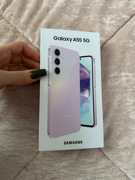 Samsung Galaxy A55 5G – Awesome Lilac (лилав)