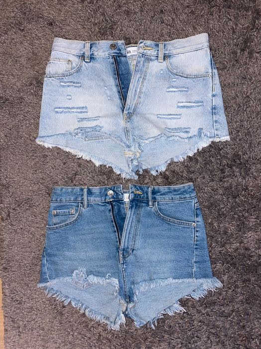 Pantaloni scurti de blug marimea 36/S ZARA