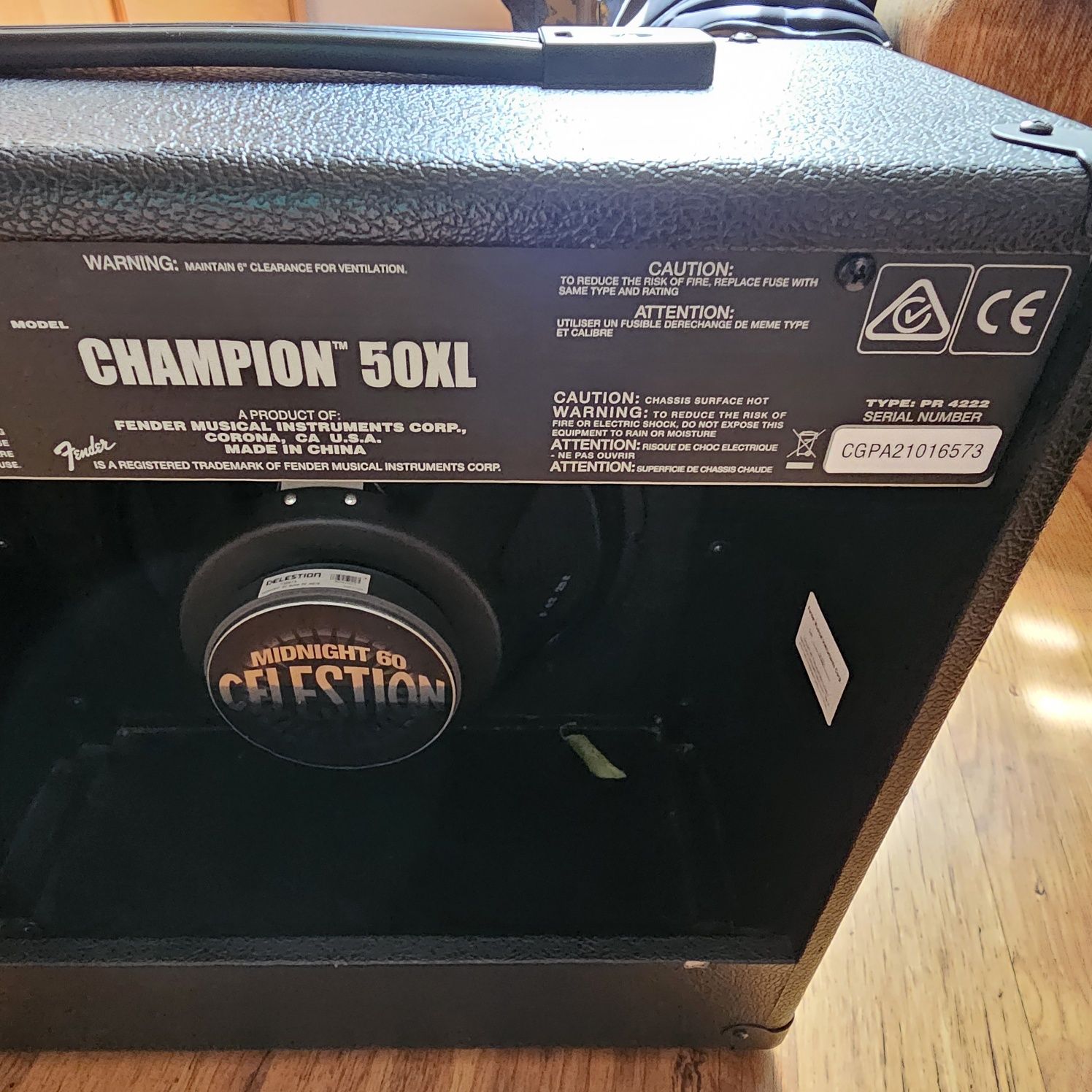 Усилвател Fender champion 50XL 50w комбо за електрическа китара.