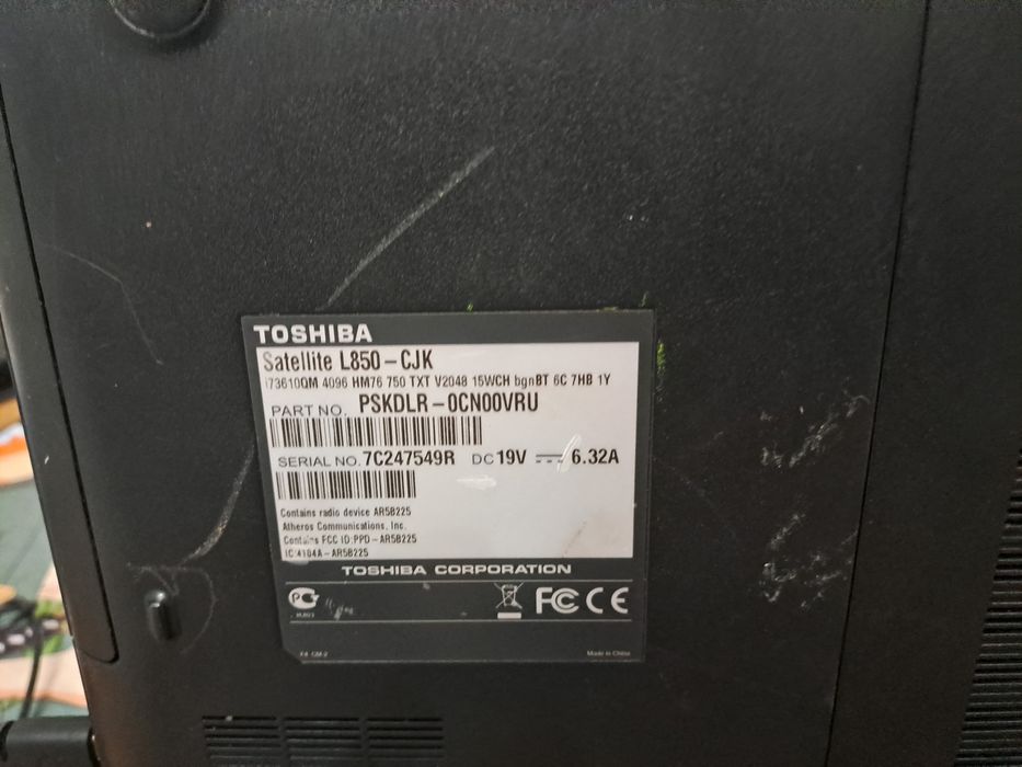 Продаю Ноутбук Toshiba! Satelite L850-CJK