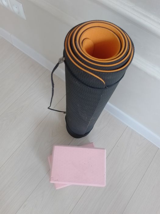 СРОЧНО Йога мат коврик для йоги блоки спорт фитнес дети атлетика