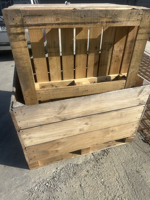 Boxpaleti lemn , cutii lemn , lazi