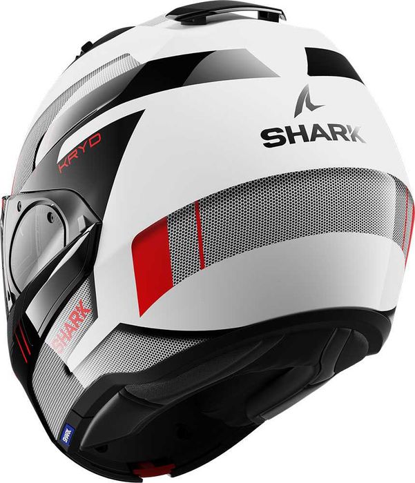 Каска Shark Evo ES Kryd White Black Red/Antrahcite BLACK RED/Yellow