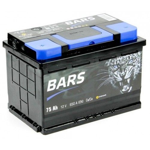 Аккумулятор BARS 6СТ-75 БАРС 75Ач