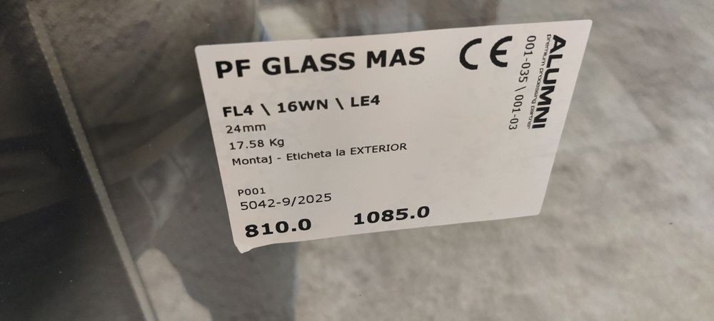 Pachet geamuri termopan - 70,5x98cm + 81x108,65cm