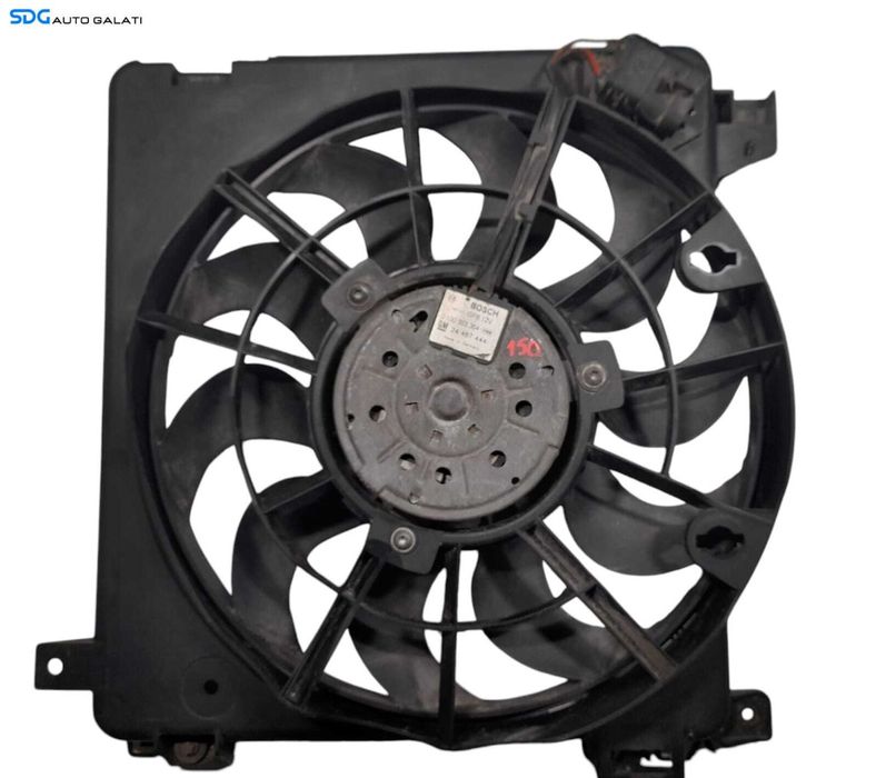 Electroventilator Ventilator Racire Radiator Apa Opel Astra H 1.3 CDTI 2004 - 2010 Cod 24467444 0130303304 [N0483]