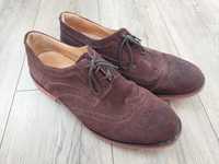 Официални мъжки обувки с червен кант Desizo Monni