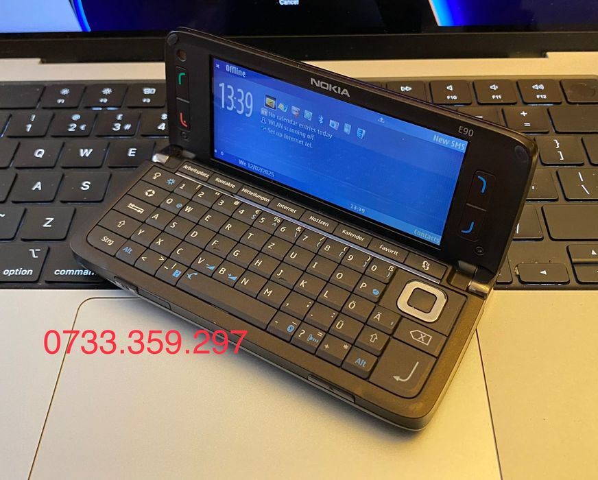 Telefon Nokia E90 CA NOU vintage colectie RARITATE RA6 9300 9300i 9500