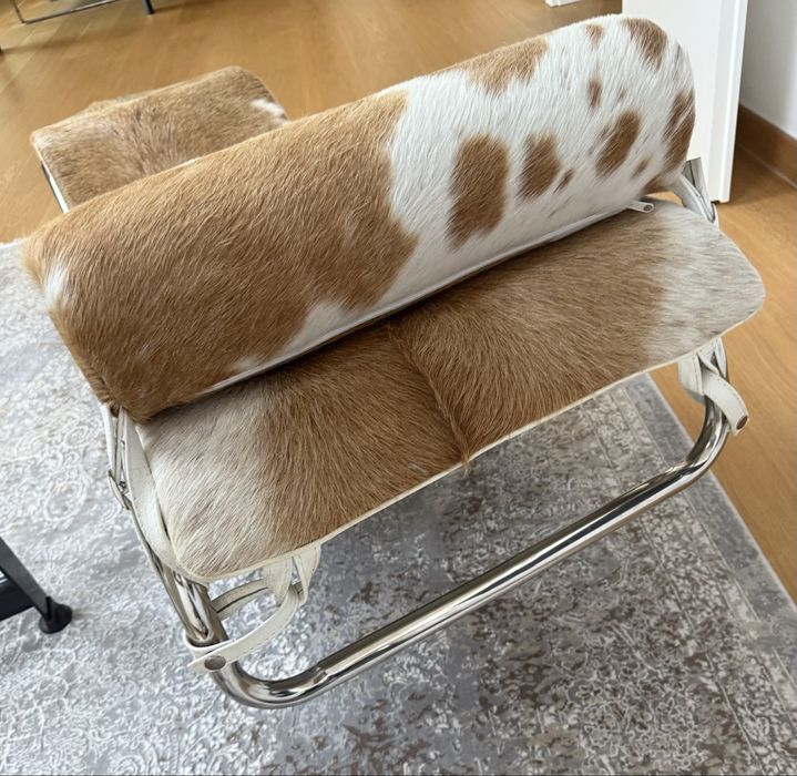 Vand Fotoliu Le Corbusier LC4 Piele Naturala (Pony Skin) 90’s