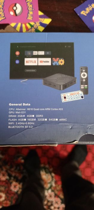Smart Tv galasavoy pult xotir 16 G lik yangi
