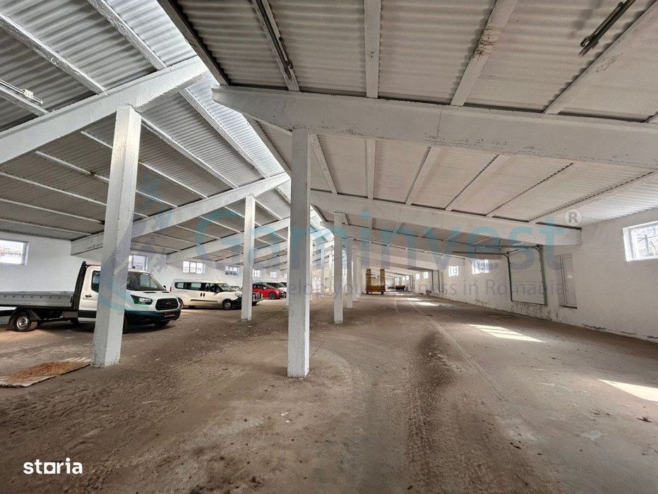 Gaminvest Hală industrială 1800 mp de depozitare de vânzare, V3766B