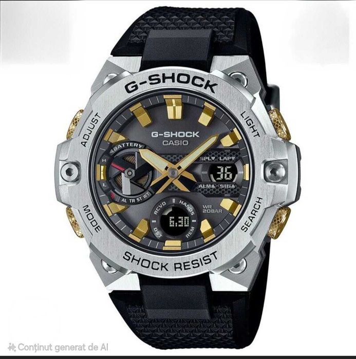 Ceas Barbati Sport Casio g shock B400cx-1Aj silver ,Nou,Garantie 2 ani