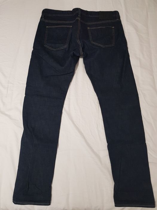 Blugi  Superdry skinny, bleumarin, mărime 36W-32L