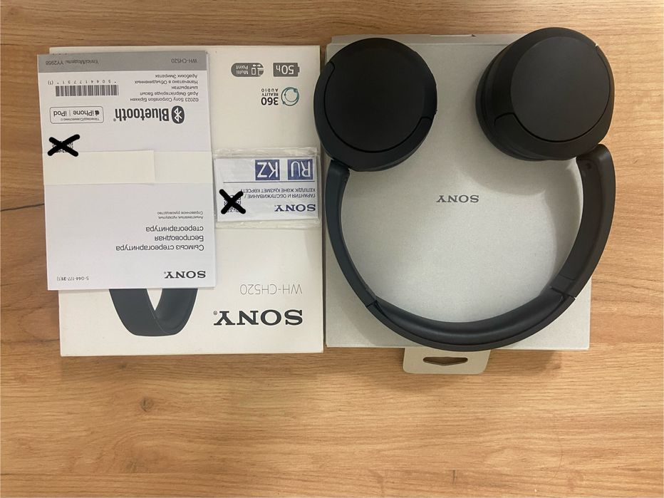 Продам практически новые наушники sony wh-ch520 black
