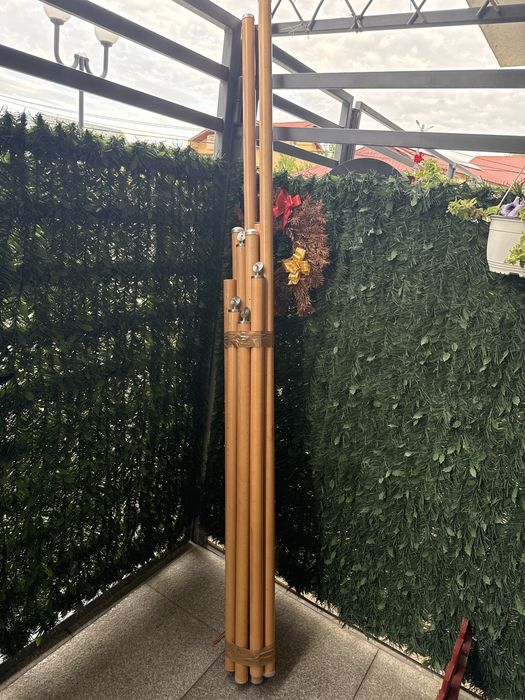 Mana curenta lemn fag pentru scara interioara cu prinderi perete etc