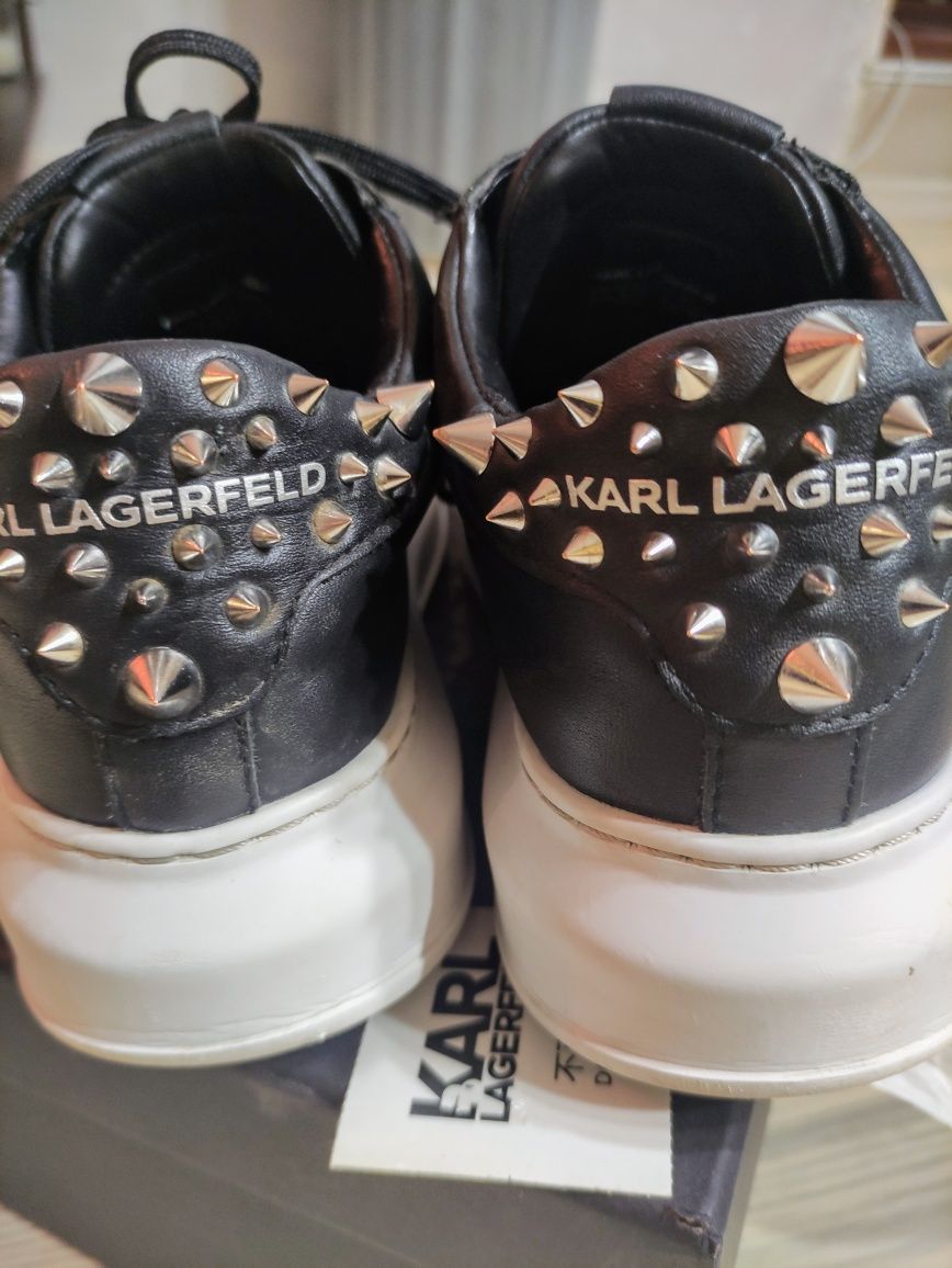 Karl Lagerfeld кожени сникърси