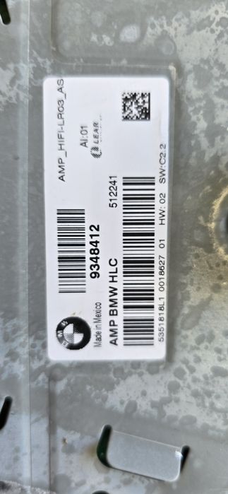 Amplificator,Boxe bas sunet Bmw X4 F26 2013-2018 Bmw X3 F25 2010-2017