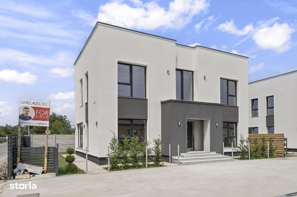 Vila individuala - P+1, 4 camere, 3 dormitoare, 3 bai, 131mp utili