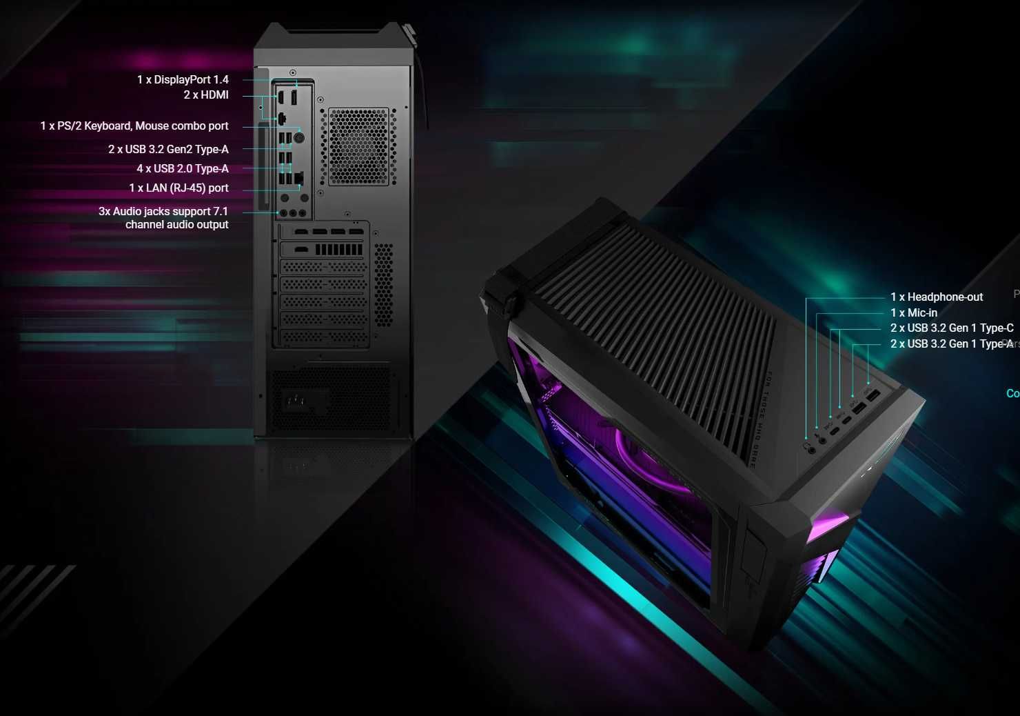 Новый ASUS ROG Strix G16CHR Gaming PC Desktop (i7 14700KF | RTX4070)