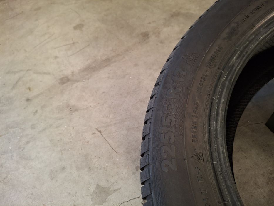 2 Anvelope  M+S 225 55 r17 Continental