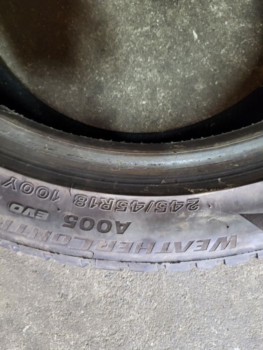 2 anvelope 245 45 R 18 Bridgestone All Season M + S