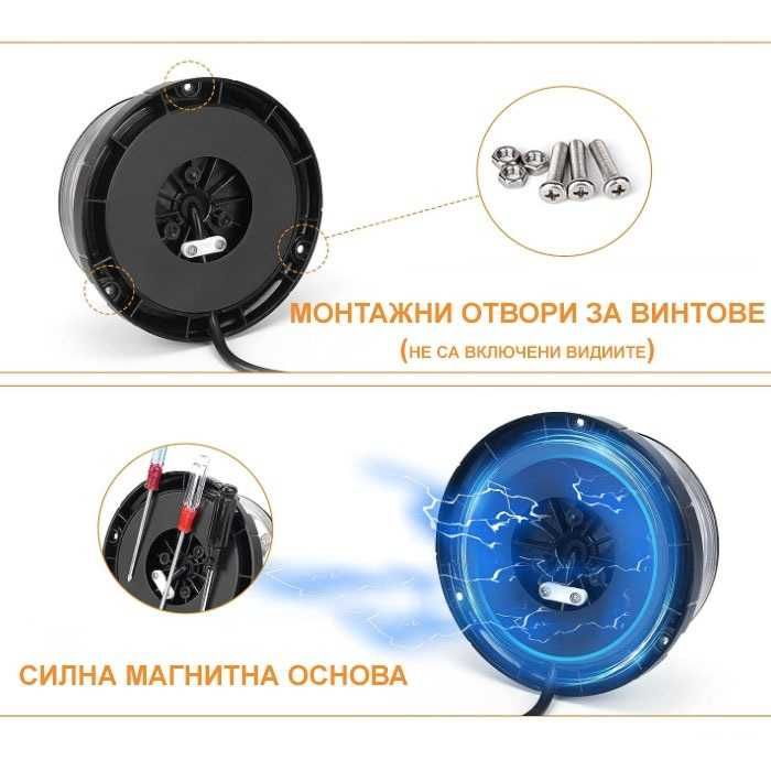 Сигнална лампа D-22 12/24V 80W