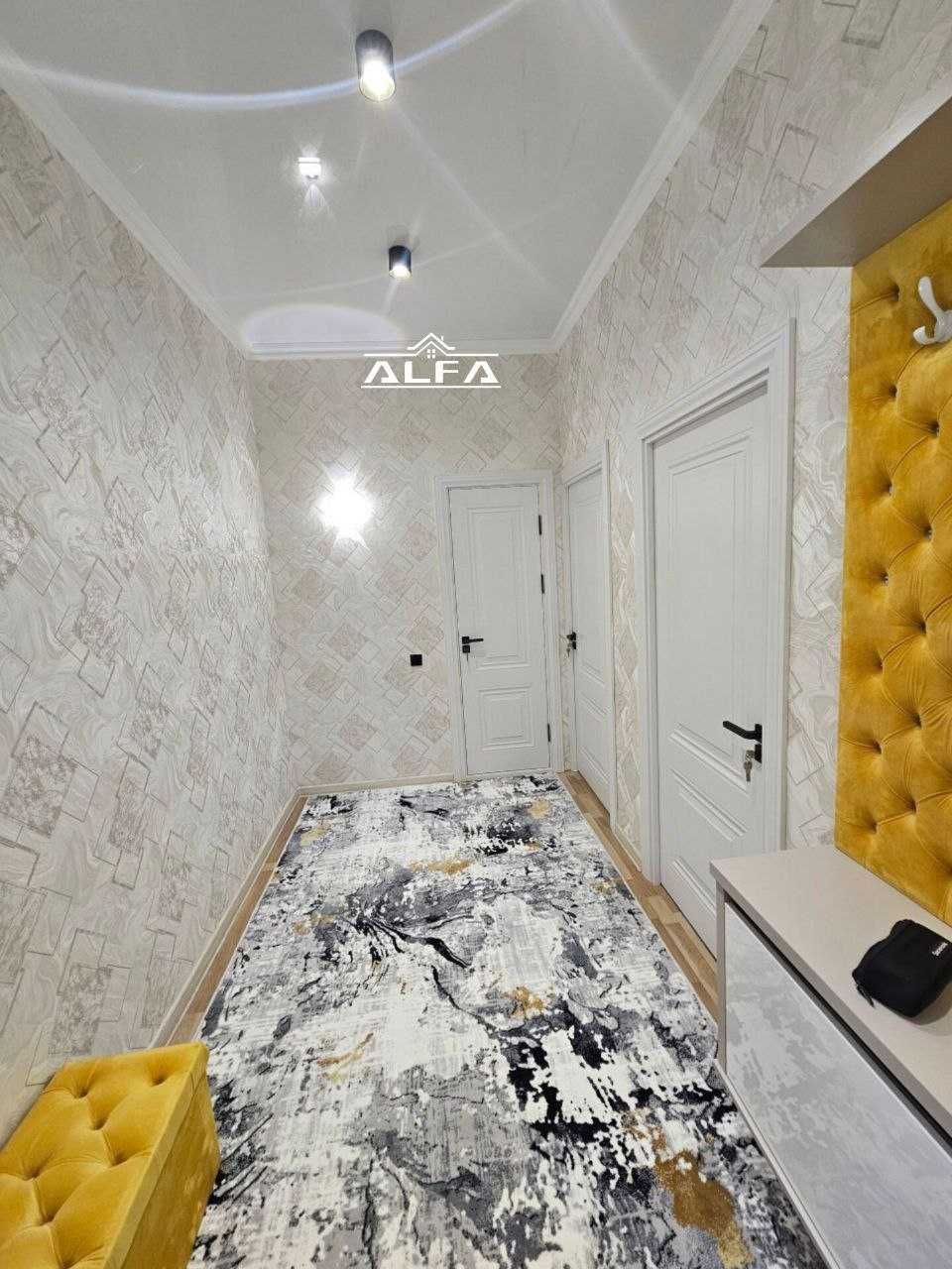 2 xonali qilingan 46m² 1-qavat.