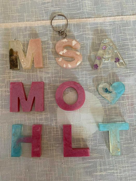 Ключодържатели и книгоразделители от епоксидна смола ЛОТ на ниска цена