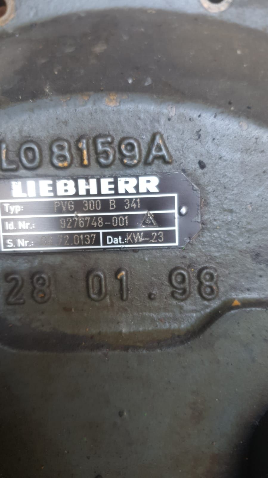 Reductor Liebherr tip PVG300