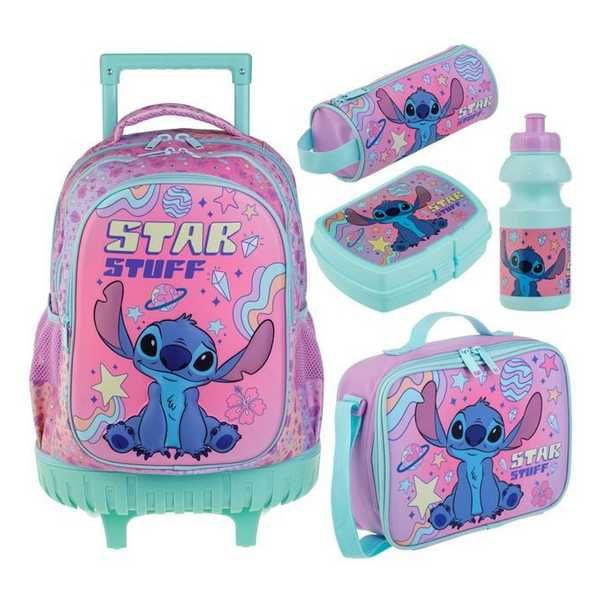 Ученически комплект Stitch в кутия – 5 части, За момичета, Розов