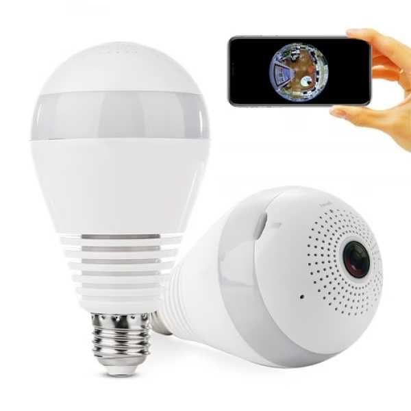 Панорамна камера тип крушка OEM Panoramic Camera Light, Бяла