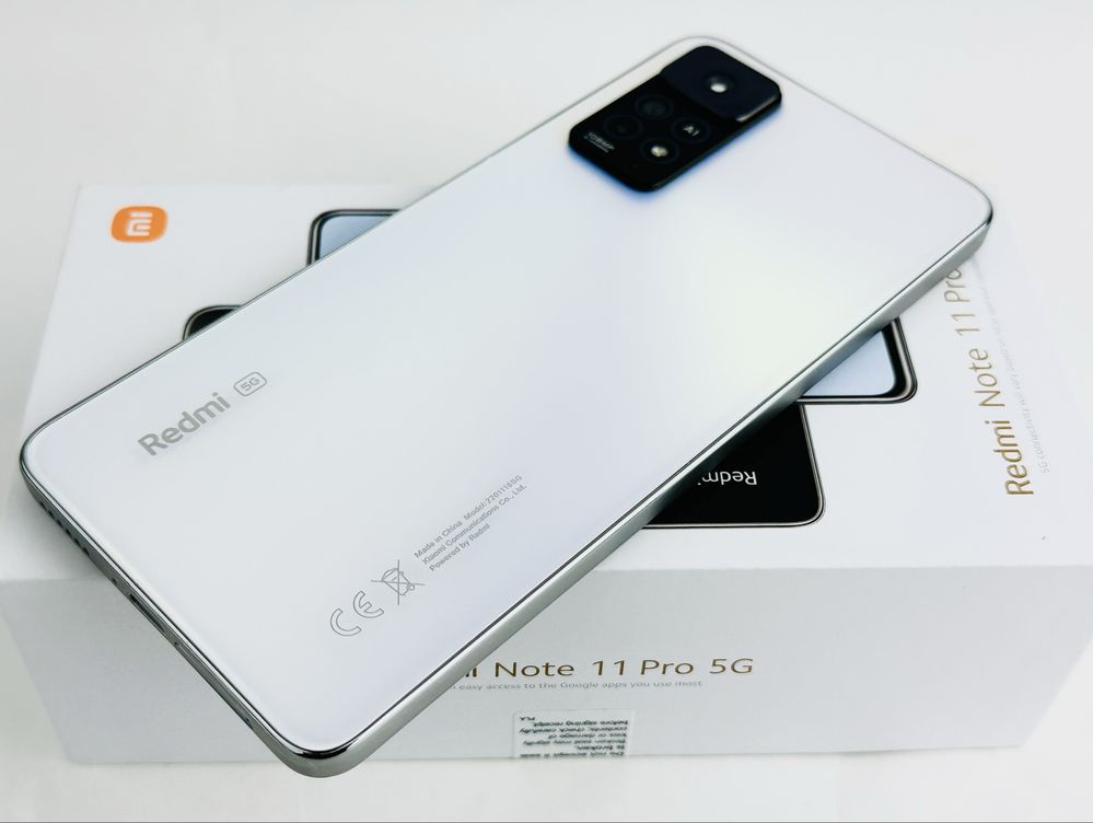 Xiaomi Redmi Note 11 Pro 5G 128GB 6RAM White Перфектен! Гаранция!
