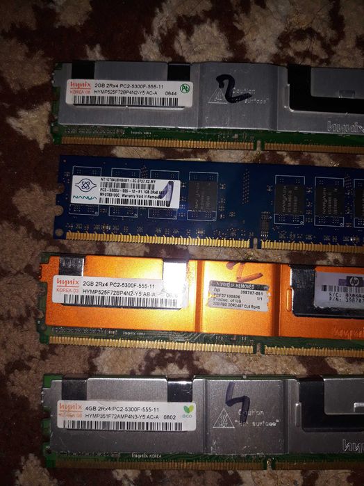memorie ram  pentru server, ECC , ddr2 DE 1, 2 SI 4G