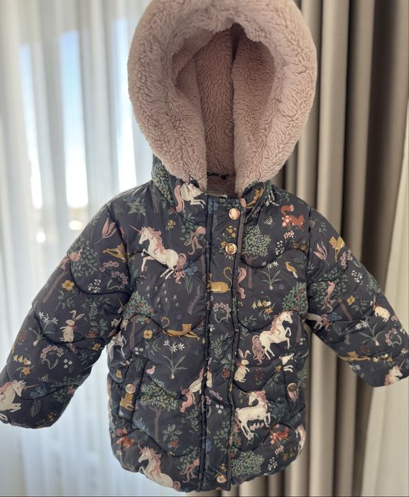 Топло зимно яке Next 80-86см/ 12-18м