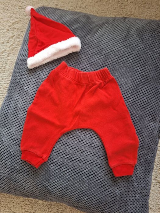 Коледни дрехи бебе 3м/62см Christmas + подарък дрехи момче