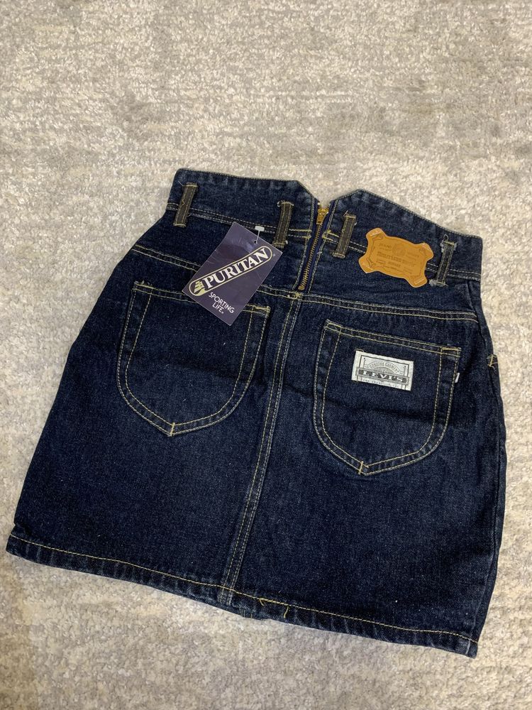 Винтажная джинсовая юбка в американском стиле (Levi’s)
