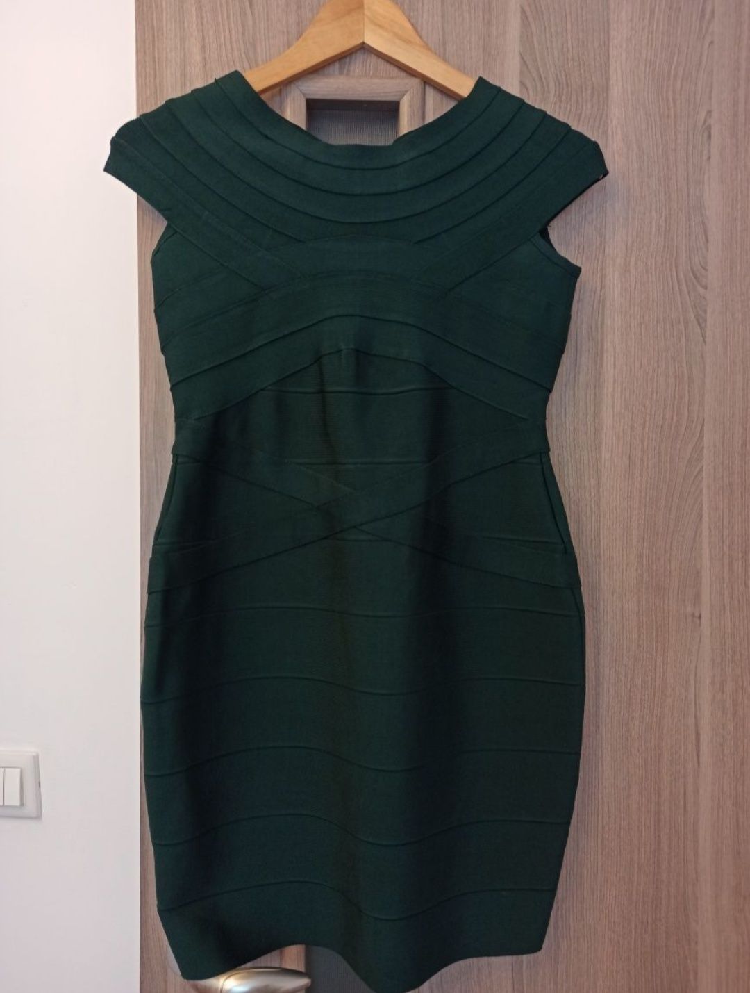 Rochie verde elastica marine 40-42