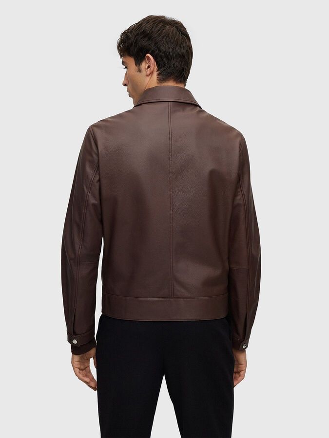 BOSS кожено яке 3XL