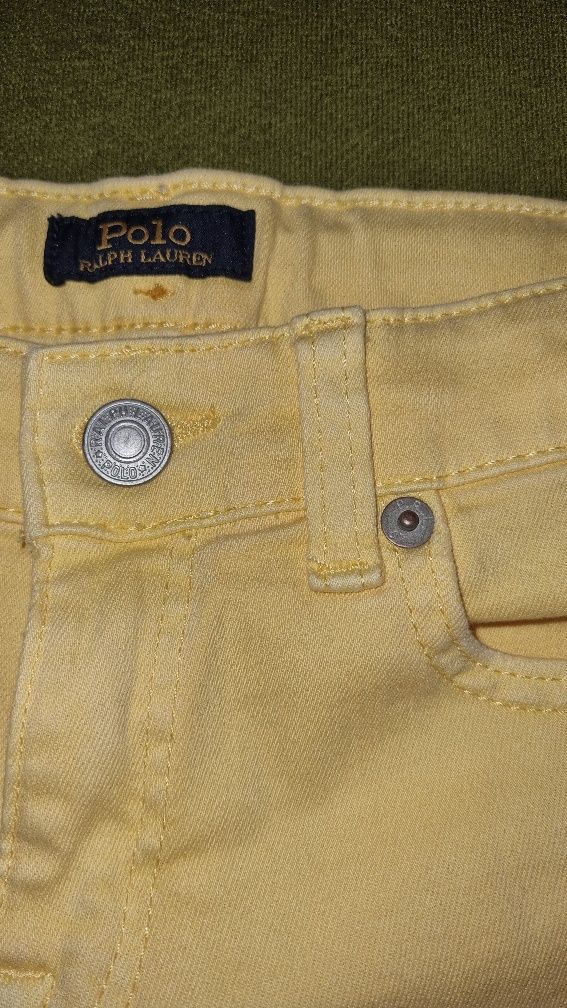 Polo Ralph Lauren оригинални жълти дънки за момиче 10-11 год