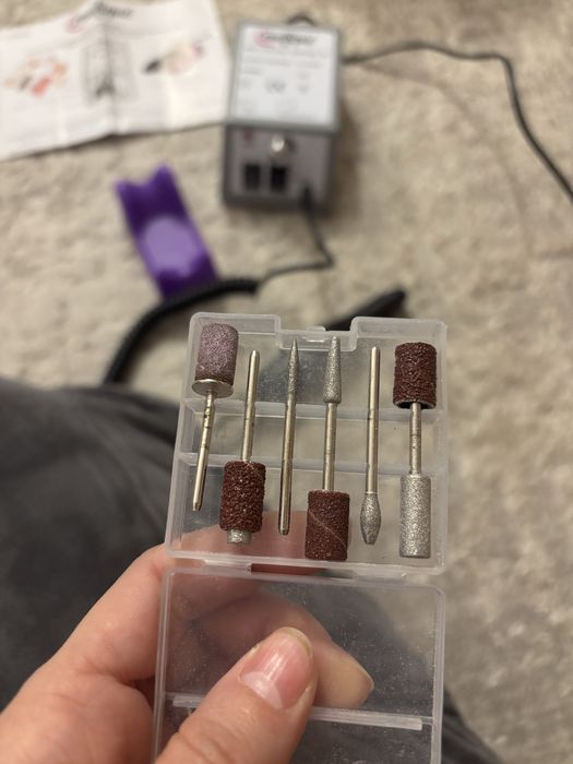 Lampa LED de unghii si pila electrica