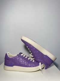 Обувки Coach лилави